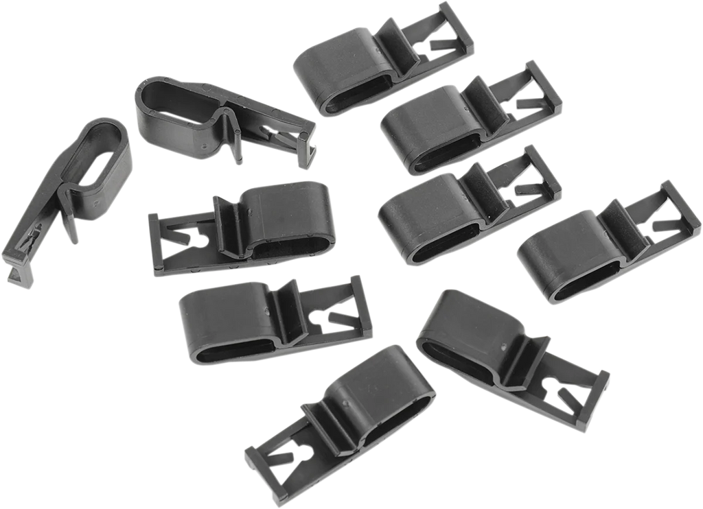 DragSpecialties Wiring Clips - 10PK - Harley Davidson L24-0410 - Main Product View