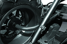 Load image into Gallery viewer, DragonFire Racing 14-22 Polaris RZR XP Spare Tire Carrier - Side View