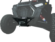 Load image into Gallery viewer, DragonFire Racing 15-22 Polaris RZR 900/1000 Front Bumper With Winch Mount - Detail View