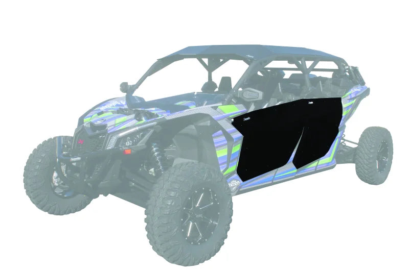DragonFire Racing 17-19 Can-Am Maverick X3 MAX UTV Doors - 4 Doors - Side View