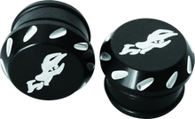 Load image into Gallery viewer, DragonFire Racing Billet Tube Endcap 1.5 in . - Black Anodized