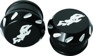 DragonFire Racing Billet Tube Endcap 1.5 in . - Black Anodized