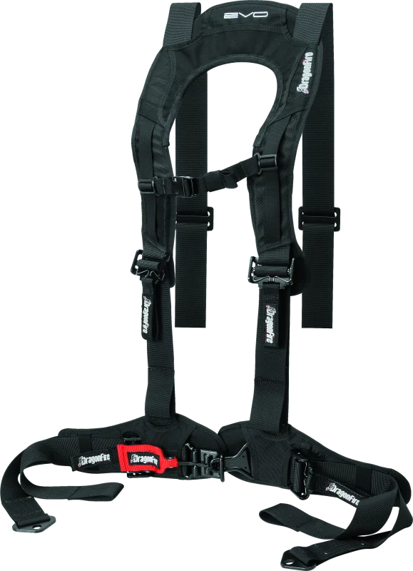 DragonFire Racing Harness Evo- Black - Main Product View