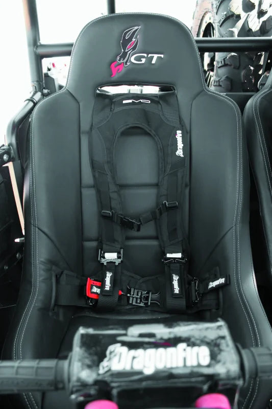 DragonFire Racing Harness Evo- Black - Side View