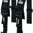 Load image into Gallery viewer, DragonFire Racing Harness- H-Style- 4-Point- 3in Buckle- Black