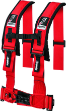 Load image into Gallery viewer, DragonFire Racing Harness- H-Style- 4-Point- 3in Buckle- Red