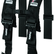 Load image into Gallery viewer, DragonFire Racing Harness- H-Style- 4-Point- 3in Buckle- Black