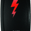 Load image into Gallery viewer, DragonFire Racing Lighted Switch Aux On/Off Red Led