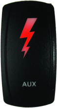 Load image into Gallery viewer, DragonFire Racing Lighted Switch Aux On/Off Red Led
