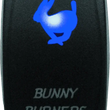 Load image into Gallery viewer, DragonFire Racing Lighted Switch Bunny Burner On/Off Blue
