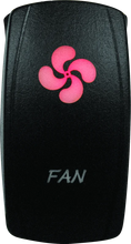 Load image into Gallery viewer, DragonFire Racing Lighted Switch Fan On/Off Red