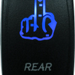Load image into Gallery viewer, DragonFire Racing Lighted Switch Finger Rear Light On/Off Blue