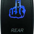 Load image into Gallery viewer, DragonFire Racing Lighted Switch Finger Rear Light On/Off Blue