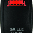 Load image into Gallery viewer, DragonFire Racing Lighted Switch Grill Light On/Off Red