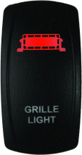 Load image into Gallery viewer, DragonFire Racing Lighted Switch Grill Light On/Off Red