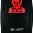 Load image into Gallery viewer, DragonFire Racing Lighted Switch Hel Air On/Off Red