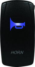 Load image into Gallery viewer, DragonFire Racing Lighted Switch Horn On/Off Blue