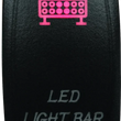 Load image into Gallery viewer, DragonFire Racing Lighted Switch LED Light Bar On/Off Red