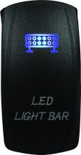 Load image into Gallery viewer, DragonFire Racing Lighted Switch Led Light Bar On/Off Blue