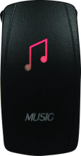 Load image into Gallery viewer, DragonFire Racing Lighted Switch Music On/Off Red