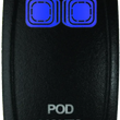 Load image into Gallery viewer, DragonFire Racing Lighted Switch On/Off Blue