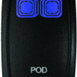 Load image into Gallery viewer, DragonFire Racing Lighted Switch On/Off Blue