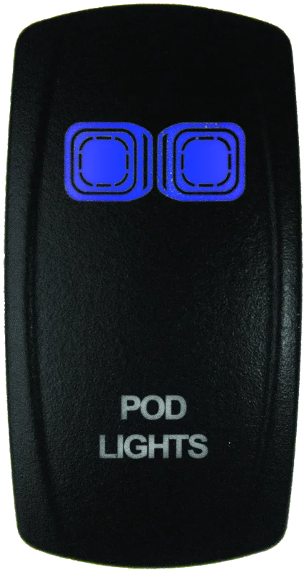 DragonFire Racing Lighted Switch On/Off Blue