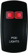 Load image into Gallery viewer, DragonFire Racing Lighted Switch On/Off Red