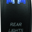 Load image into Gallery viewer, DragonFire Racing Lighted Switch Rear Light On/Off Blue