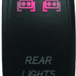 Load image into Gallery viewer, DragonFire Racing Lighted Switch Rear Light On/Off Red