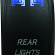 Load image into Gallery viewer, DragonFire Racing Lighted Switch Rear Light On/Off Blue