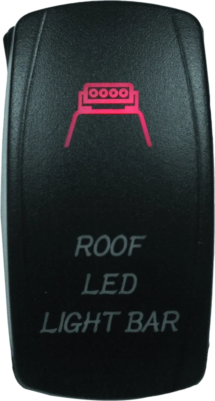 DragonFire Racing Lighted Switch Roof Led On/Off Red
