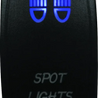 Load image into Gallery viewer, DragonFire Racing Lighted Switch Spot Light On/Off Blue