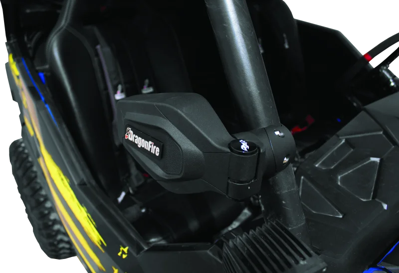 DragonFire Racing  Slayer UTV Mirrors - Detail View