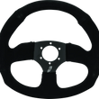 Load image into Gallery viewer, DragonFire Racing Steering Wheels - D-shaped- Suede- Iron Series- 0in offset - Main Product View