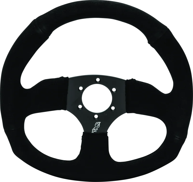 DragonFire Racing Steering Wheels - D-shaped- Suede- Iron Series- 0in offset - Main Product View