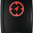 Load image into Gallery viewer, DragonFire Racing Switch Gps On/Off Red