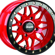 Load image into Gallery viewer, DragonFire Racing Typhon Wheel 15X10 4/156 5+5 +0 Machined Red
