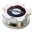 Load image into Gallery viewer, Drake Muscle 2010-2014 Ford Mustang Radiator Cap Cover Billet with Carbon Fiber Insert AR3Z-8100-BL
