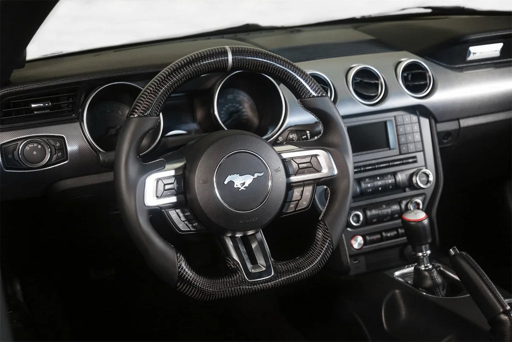 Drake Muscle 2018-2023 Ford Mustang - Vehicles with Factory Heated Steering Wheel MU950-12 - Installation View