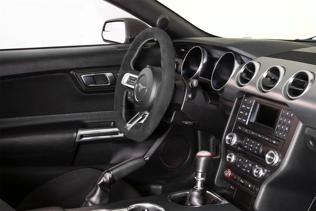 Drake Muscle 2018-2023 Ford Mustang - Vehicles with Factory Heated Steering Wheel MU950-12 - Installation View