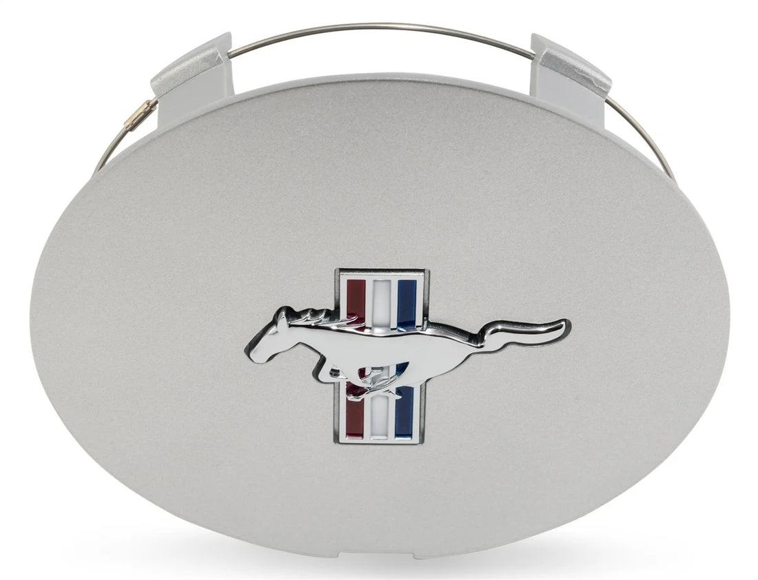 Drake Muscle Drake Muscle Cars 1990-93 Fox Body Mustang Argent Hub Cap F1ZZ-1130-A - Back View