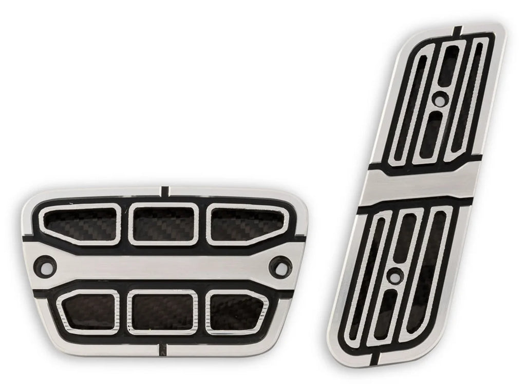 Drake Muscle Drake Muscle Cars 2010-14 Camaro Pedal Covers-Automatic CA-180005-A - Side View