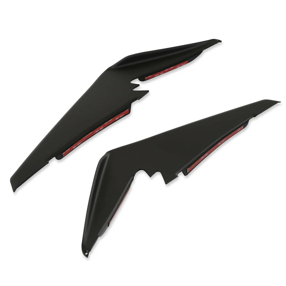Drake Muscle Drake Muscle Cars 2019+ Dive Planes, Smooth Satin Black Finish CA-300002-AB - Side View