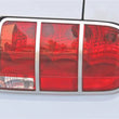 Load image into Gallery viewer, Drake Muscle Drake Muscle Cars Polished Satin Tail Light Bezel Pair 5R3Z-13489-B