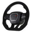 Load image into Gallery viewer, Drake Muscle Drake Muscle Cars Steering Wheel - Alcantara Wrapped - Heated CH950-20 - Additional View 6
