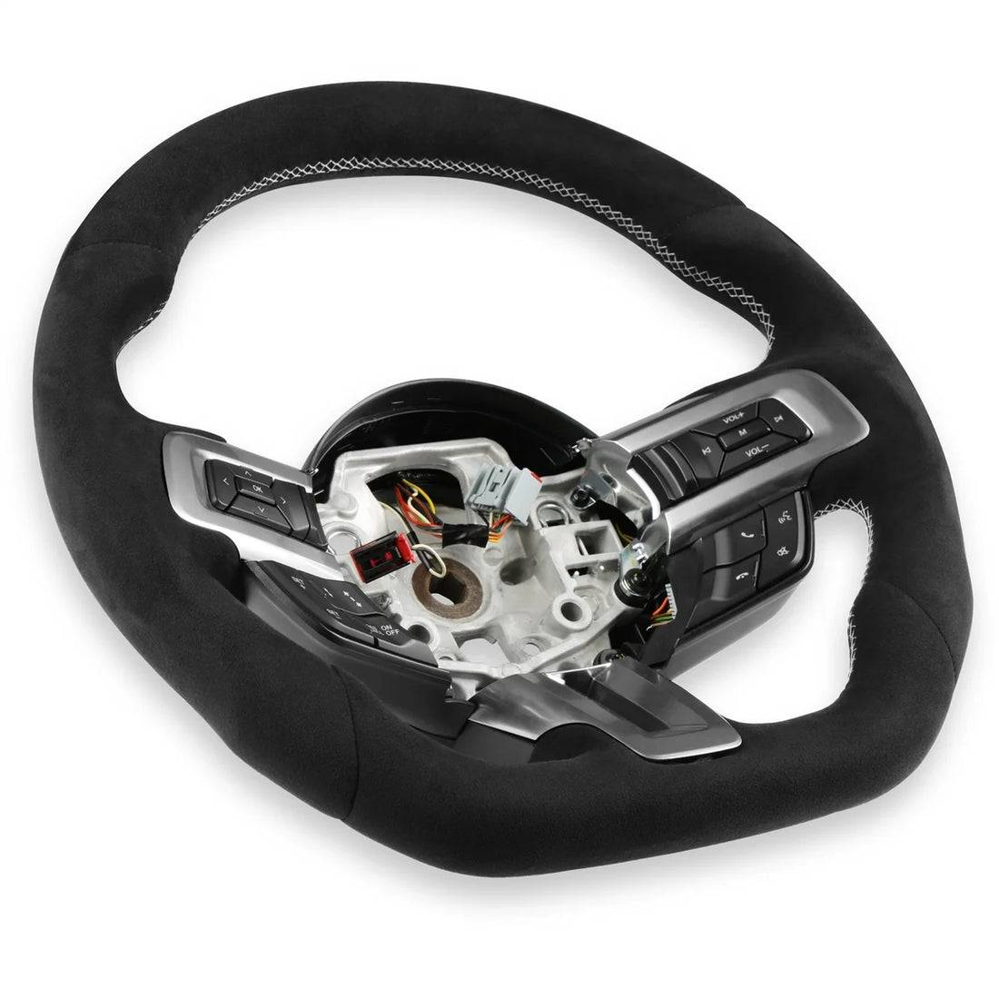 Drake Muscle Drake Muscle Cars Steering Wheel - Alcantara Wrapped MU950-06 - Additional View 8