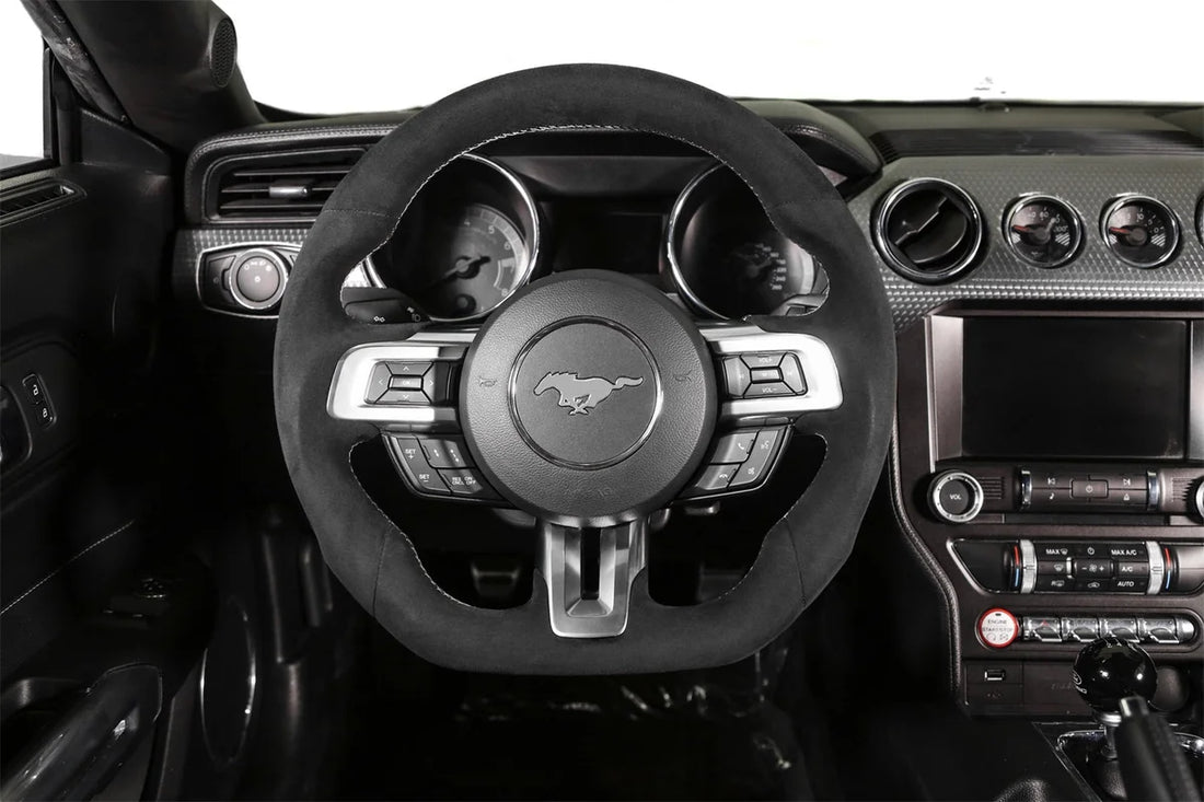 Drake Muscle Drake Muscle Cars Steering Wheel - Alcantara Wrapped MU950-06 - Installation View