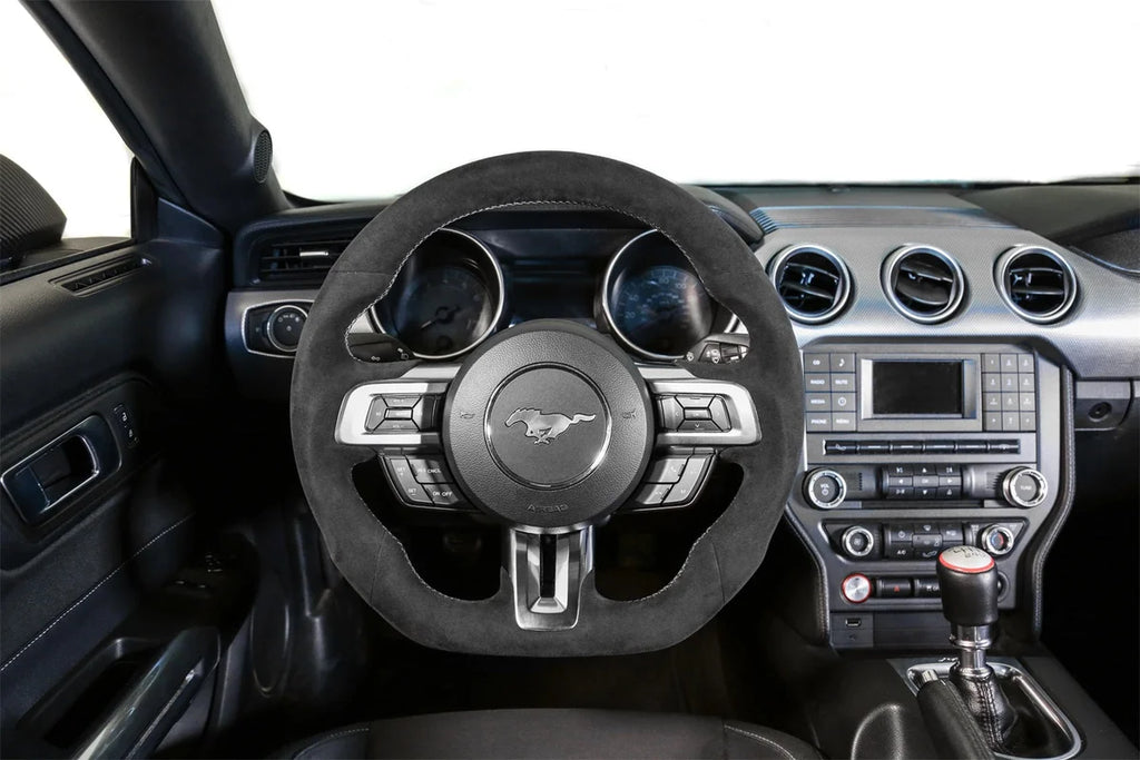 Drake Muscle Drake Muscle Cars Steering Wheel - Alcantara Wrapped MU950-10 - Installation View