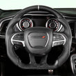 Load image into Gallery viewer, Drake Muscle Drake Muscle Cars Steering Wheel - Carbon Fiber with Leather Grips - Heated CH950-19 - Main Product View